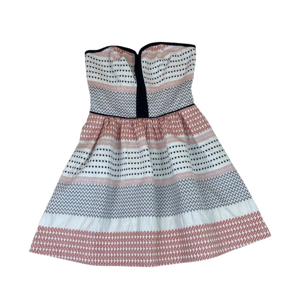 Ella Moss Women's Multicolor Strapless  and A-Line Mini Dress Sz M
